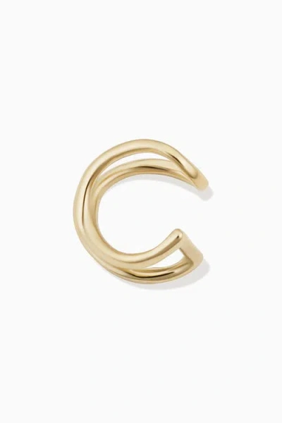 Oradina 14k Gold West Side Ear Cuff In Yellow Gold