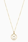 Oradina 14k Gold Zodiac Pendant Necklace In Taurus