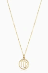 Oradina 14k Gold Zodiac Pendant Necklace In Virgo