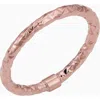 Oradina Women's 14k Rose Solid Gold Sweet Ring In Rose Gold