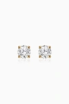 Oradina Women's 14k Yellow Gold Shine Bright Diamond Small Studs In Yellow Gold