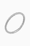Oradina 14k White Gold Stackable Dawn Ring In White Gold