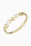 Oradina 14k Yellow Gold Aim For The Stars Ring In Yellow Gold