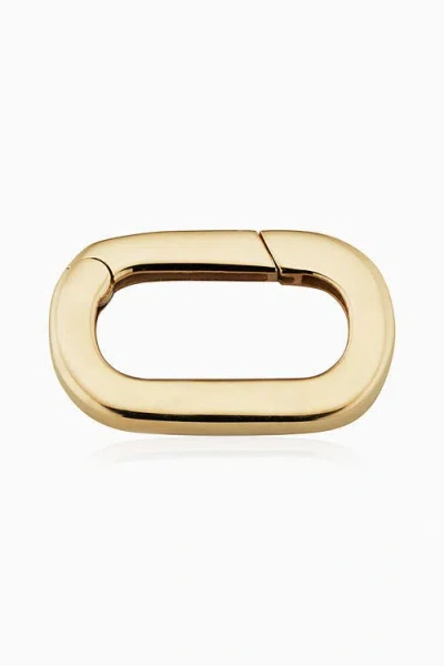 Oradina 14k Yellow Gold Connect Me Oval Clasp