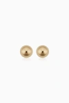Oradina 14k Gold Have A Ball Petite Studs In Yellow Gold