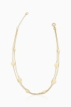 Oradina Women's 14k Yellow Gold Honey Station Anklet In Yellow Gold