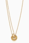 ORADINA ORADINA 14K YELLOW GOLD ICON PENDANT NECKLACE