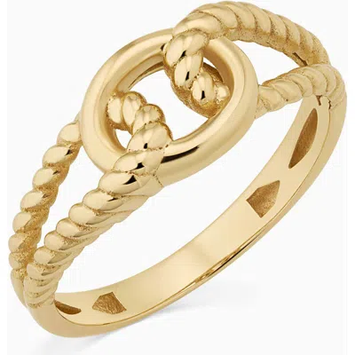 Oradina 14k Yellow Gold Marina Ring
