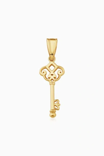 Oradina 14k Yellow Gold Markey Pendant Charm