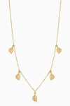 Oradina 14k Yellow Gold New Beginnings Station Choker In Yellow Gold