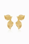 Oradina 14k Yellow Gold New Beginnings Stud Earrings In Yellow Gold