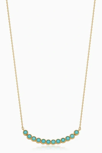 Oradina Women's 14k Yellow Gold Oasis Pendant Necklace