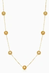 Oradina Women's 14k Yellow Gold Roma Station Necklace In Yellow Gold