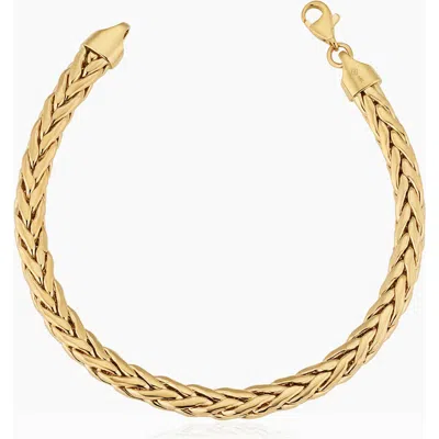 Oradina 14k Yellow Gold Royal Palms Bracelet