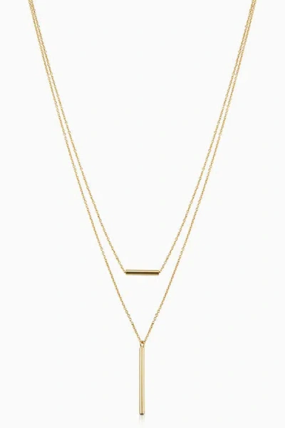 Oradina 14k Yellow Gold Vicenza Layered Necklace