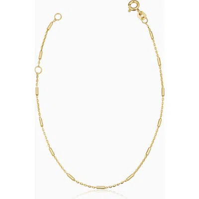 Oradina Women's 14k Yellow Gold Vicenza Rolo Bracelet