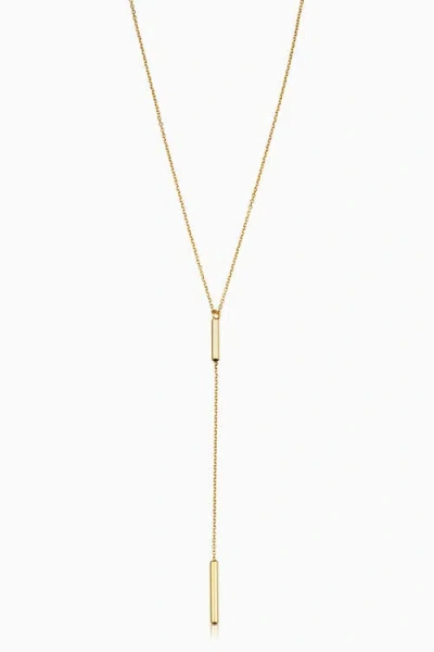 Oradina 14k Yellow Gold Vicenza Single Drop Necklace