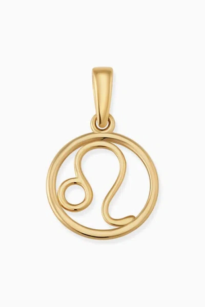 Oradina 14k Yellow Gold Zodiac Pendant Charm