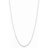 Oradina 18k Gold Rimini Rolo Chain In White Gold