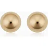 Oradina 18k Yellow Gold Have A Ball Stud Earrings In Gold