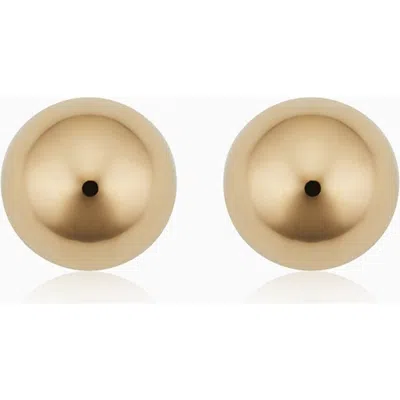 Oradina 18k Yellow Gold Have A Ball Stud Earrings