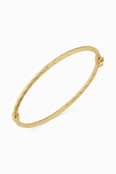Oradina 18k Yellow Gold Prestige Bangle