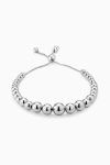 Oradina Belle Of The Ball Adjustable Bracelet In Silver