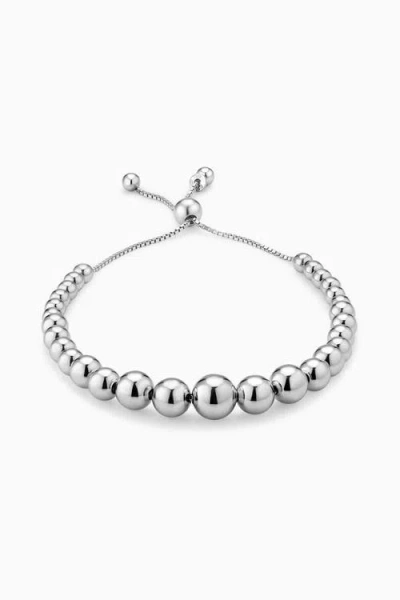 Oradina Belle Of The Ball Adjustable Bracelet In Silver