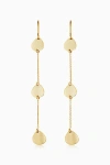 Oradina 14k Yellow Gold Botticelli Drop Earrings In Yellow Gold