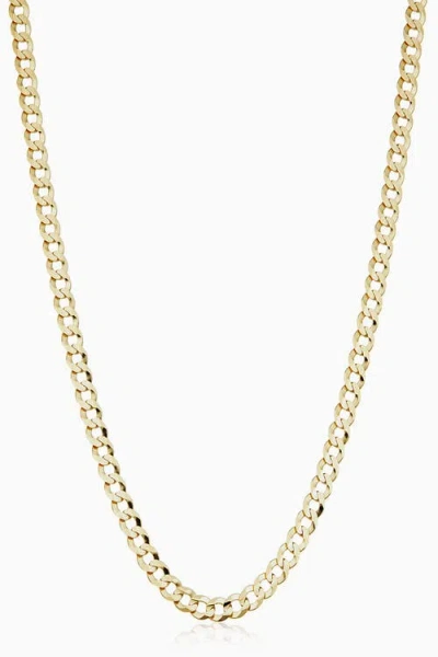 Oradina Carmine Curb Bold Chain In 14k Yellow Gold