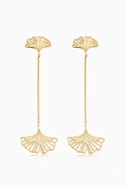 Oradina Women's 14k Yellow Gold Carnevale Drop Earrings