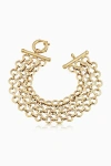 Oradina Women's 14k Yellow Solid Gold Disco Bracelet In Yellow Gold