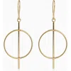 Oradina 14k Yellow Gold Gallery Drop Earrings In Yellow Gold