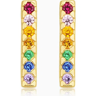 Oradina Life Of The Party Studs In Yellow Gold
