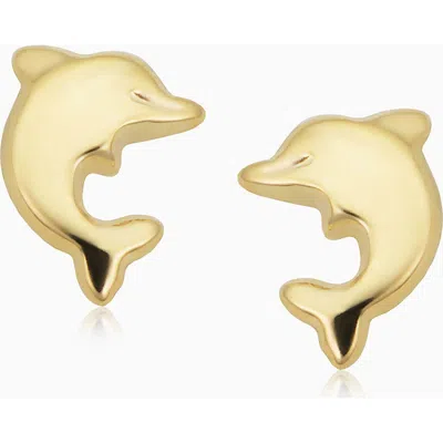 Oradina Make A Splash Studs In Yellow Gold