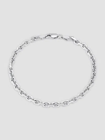 Oradina Men's Captain Link Bracelet In Sterling Silver