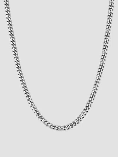 Oradina Men's Cuban Bold Chain In Sterling Silver