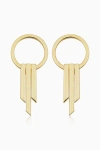 Oradina 14k Yellow Gold Own It Drop Earrings In Yellow Gold