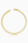 Oradina Park Avenue Bold Herringbone Bracelet In Yellow Gold