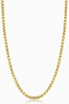 Oradina Round Bodega Box Chain In 14k Yellow Gold