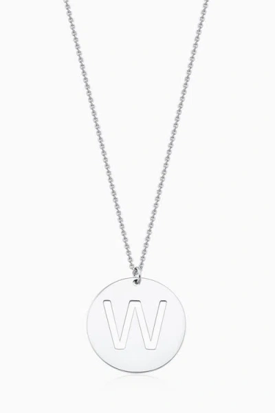 Oradina Say My Name Initial Pendant Necklace In Brown