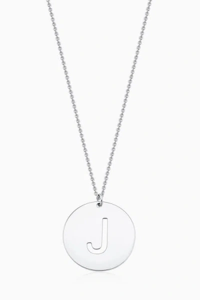 Oradina Say My Name Initial Pendant Necklace In Metallic