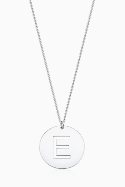 Oradina Say My Name Initial Pendant Necklace In Metallic