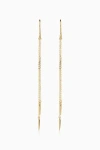 Oradina 14k Yellow Gold Sharp Dresser Drop Earrings In Yellow Gold
