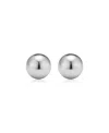 Oradina Sterling Silver Belle Of The Ball Button Studs In Metallic