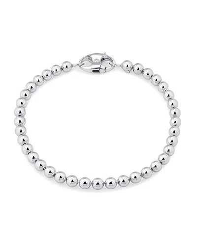Oradina Sterling Silver Baller Bead Bracelet