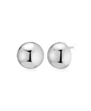 Oradina Sterling Silver Belle Of The Ball Button Studs In Metallic
