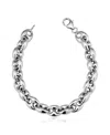Oradina Sterling Silver Chunky Mariner Bracelet In Silver