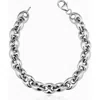 Oradina Sterling Silver Chunky Mariner Bracelet In Silver