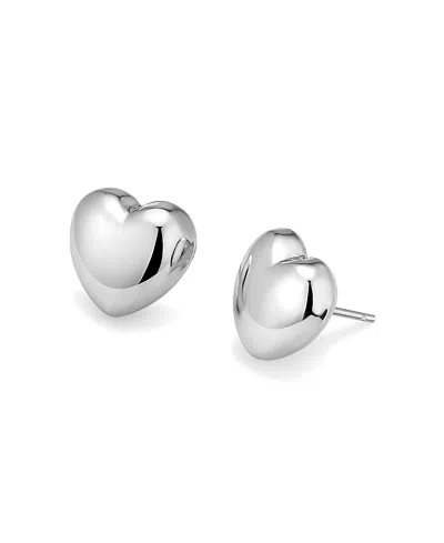 Oradina Sterling Silver Lover Studs In Metallic